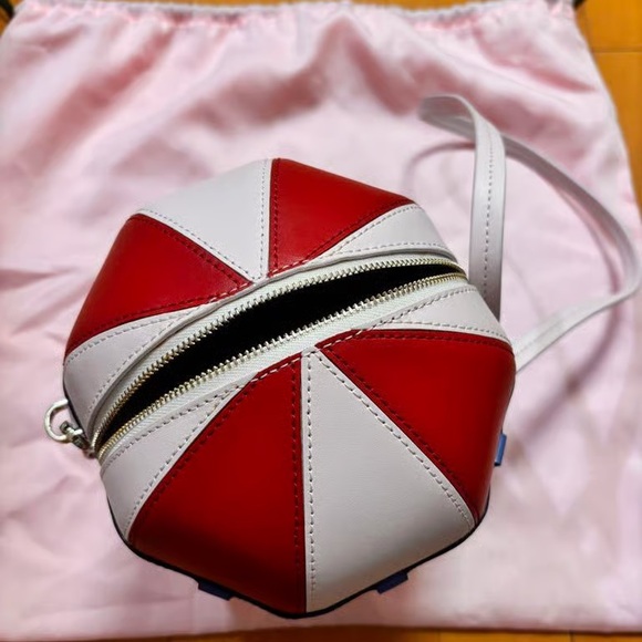 Kate Spade Red and White Hot Air Balloon Crossbody Bag - Picture 4 of 5
